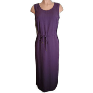 Norton McNaughton Elegant Purple Sleeveless Maxi Dress Size Small